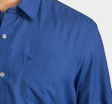 Camisa manga larga fondo entero para hombre