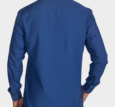 Camisa manga larga fondo entero para hombre