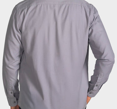 Camisa manga larga fondo entero para hombre