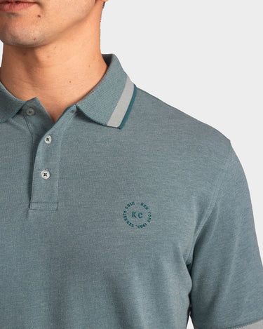 Polo fondo entero para hombre deep-sea