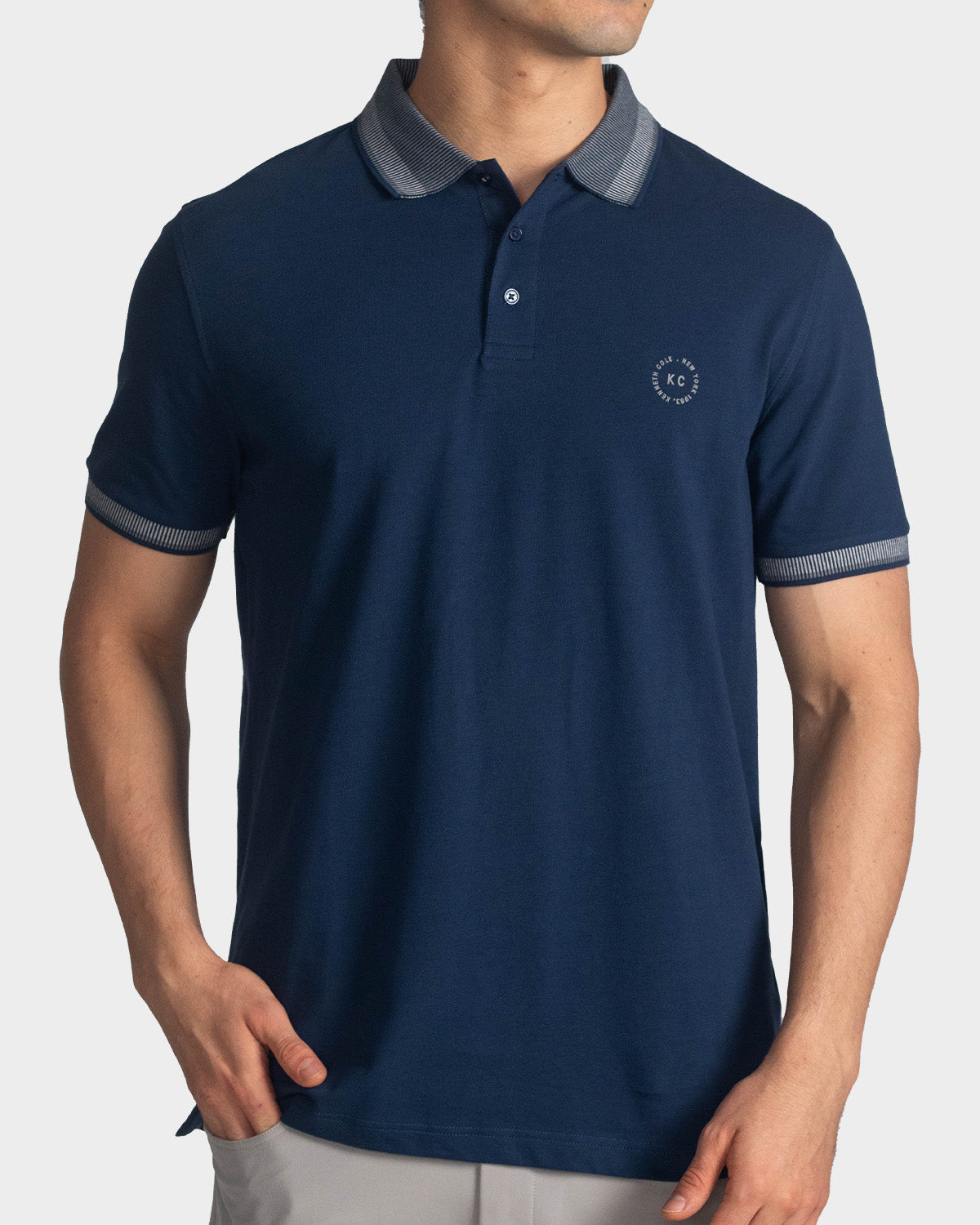 Polo fondo entero para hombre