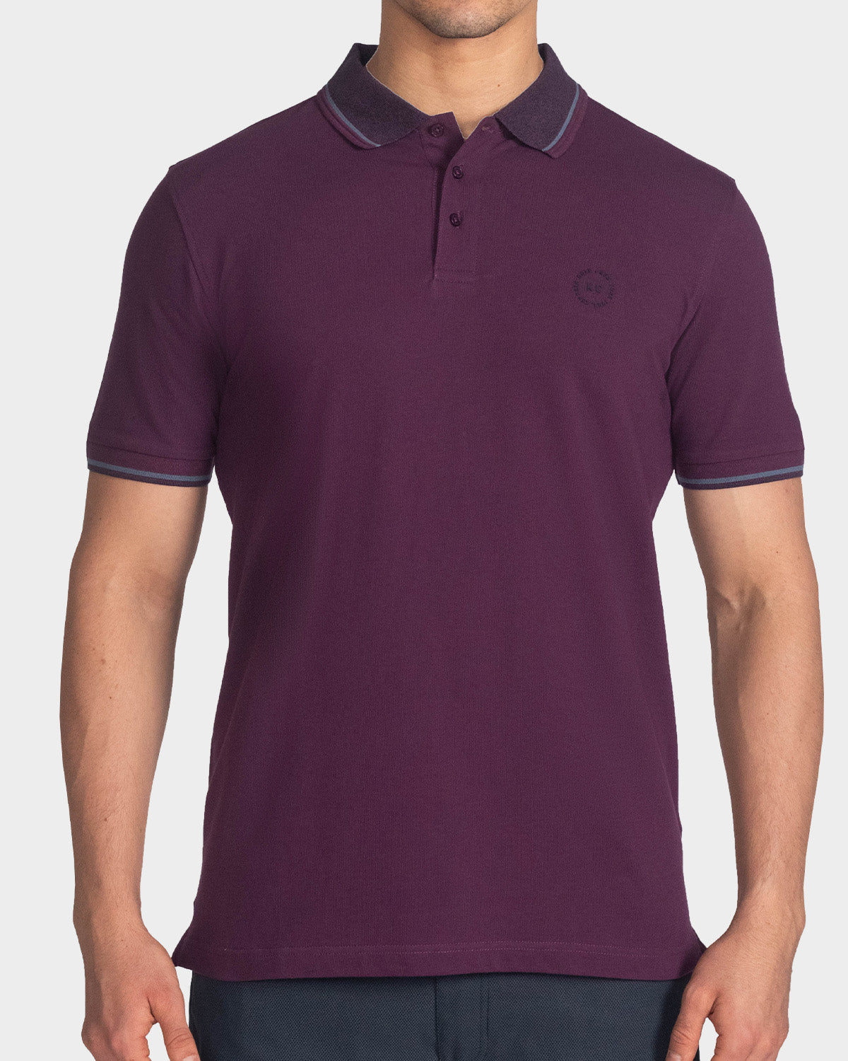 Polo fondo entero para hombre