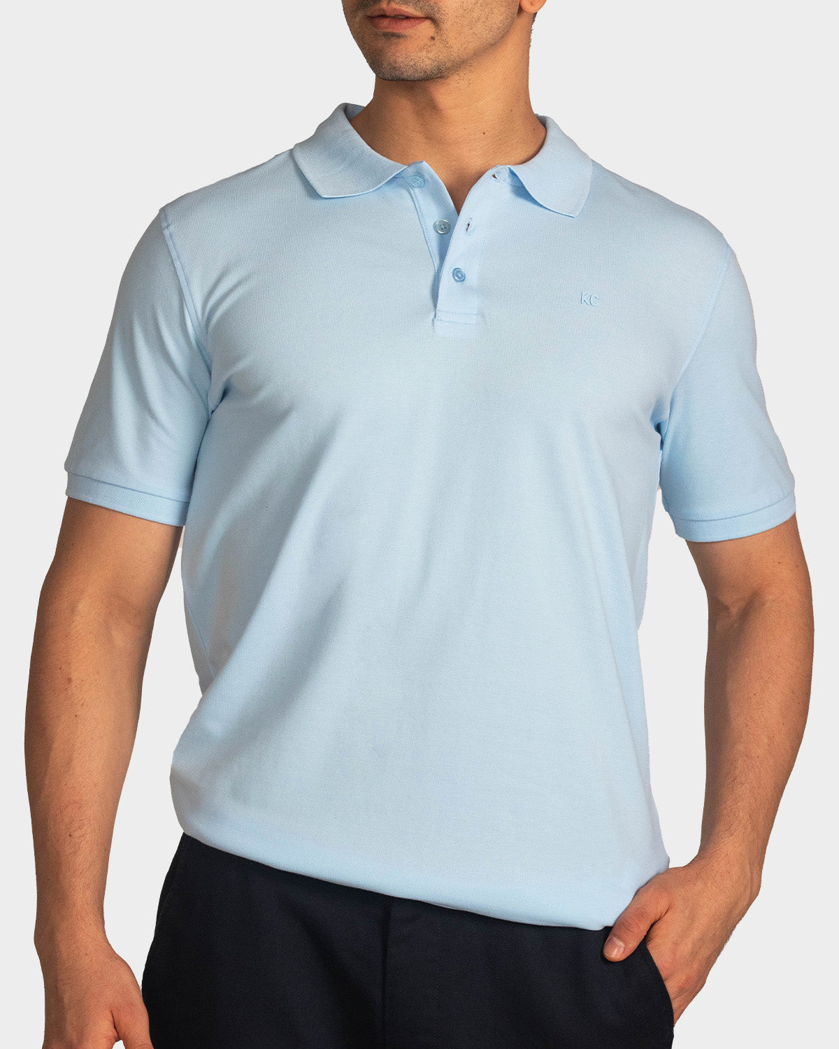 Polo fondo entero para hombre