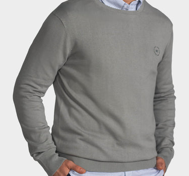 Suéter para hombre cuello redondo