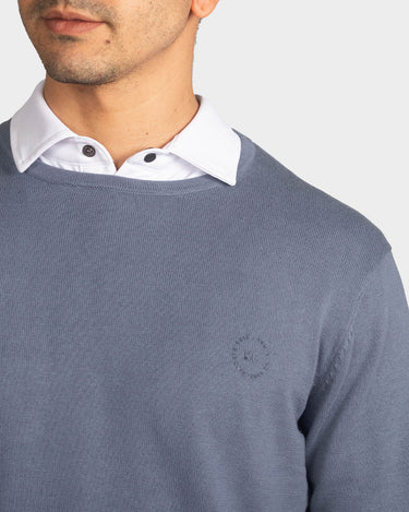 Suéter para hombre cuello redondo