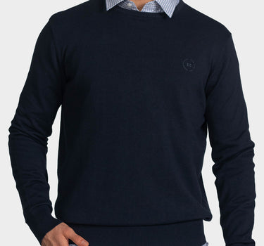 Suéter para hombre cuello redondo