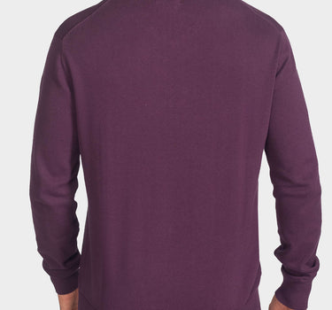 Suéter para hombre cuello v