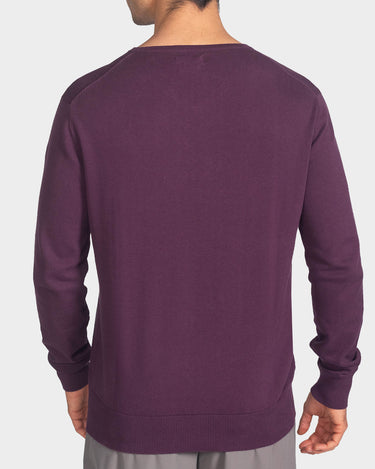 Suéter para hombre cuello v