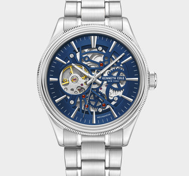 Reloj con manilla metalica para hombre