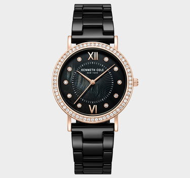 Reloj con manilla metalica para mujer