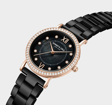 Reloj con manilla metalica para mujer