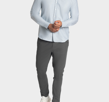 Camisa manga larga fondo entero para hombre