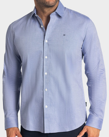 Camisa manga larga fondo entero para hombre
