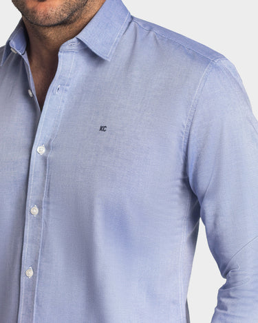Camisa manga larga fondo entero para hombre