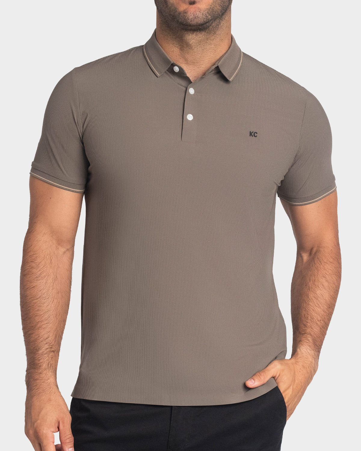 Polo fondo entero para hombre