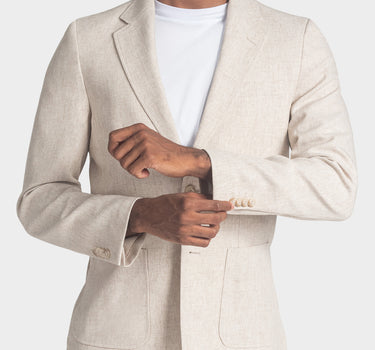 Americana de lino para hombre