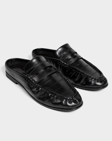 Flats en cuero para mujer nicolette flat mule