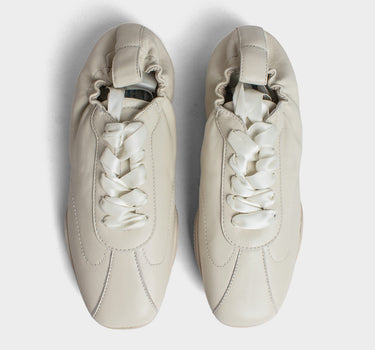 Zapatillas de cuero para mujer marina sneaker