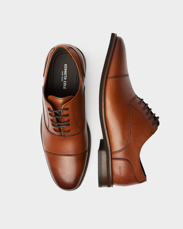 Zapatos de vestir de cuero para hombre matteo toe cap