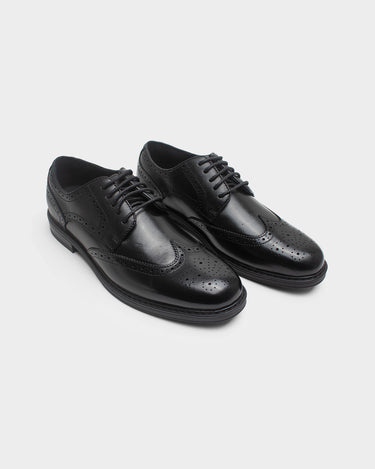 Zapatos de vestir de cuero para hombre austin wingtip lace up
