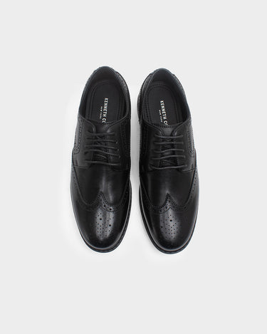 Zapatos de vestir de cuero para hombre austin wingtip lace up