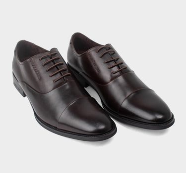 Zapatos de vestir de cuero para hombre tully toe cap