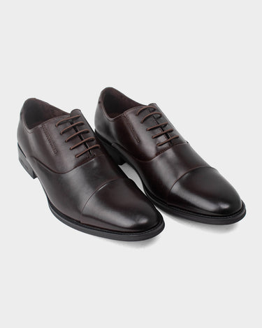 Zapatos de vestir de cuero para hombre tully toe cap