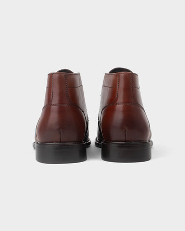 Botas de cuero para hombre charles lace up