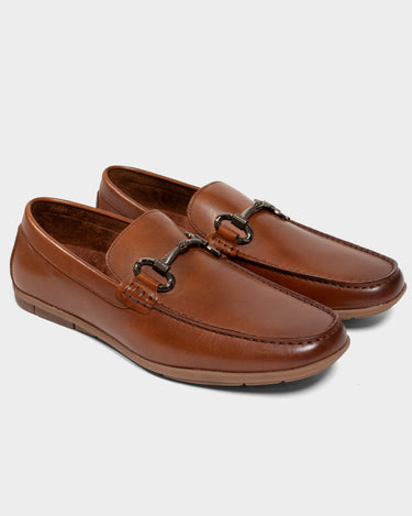Drivers de cuero para hombre barret bit loafer