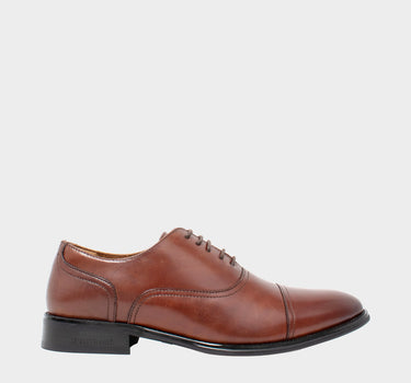 Zapatos de vestir de cuero para hombre trevor toe cap