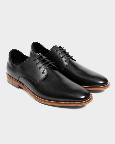 Zapatos de vestir de cuero para hombre trevor derby b