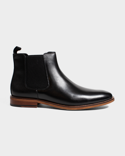 Botas de cuero para hombre trevor chelsea boot