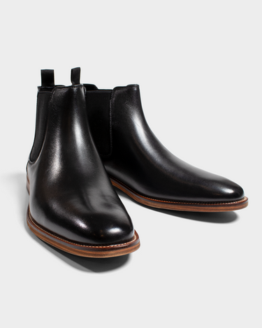 Botas de cuero para hombre trevor chelsea boot