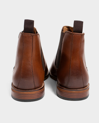 Botas de cuero para hombre trevor chelsea boot