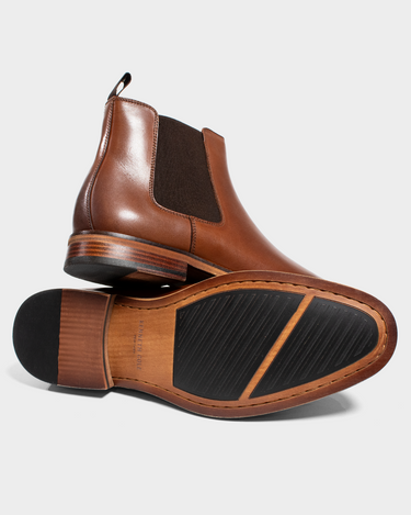 Botas de cuero para hombre trevor chelsea boot