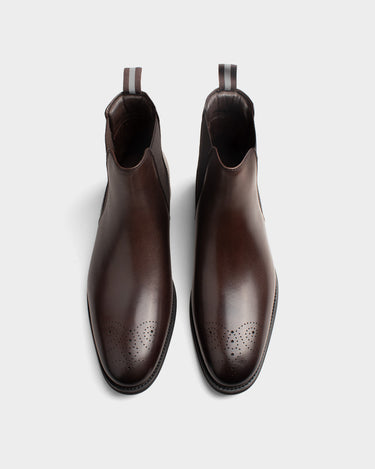 Botas de cuero para hombre ashford chelsea