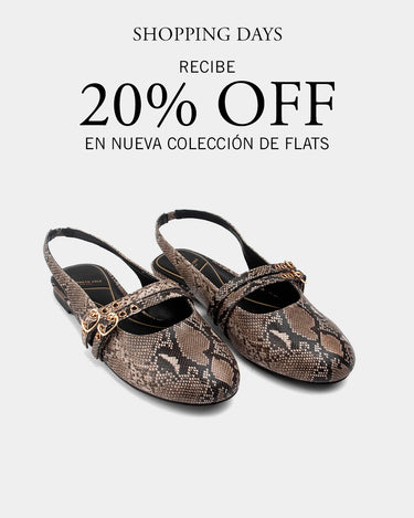 Shopping days flats para mujer