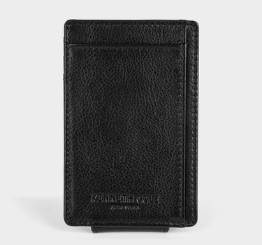 Tarjetero de cuero para hombre classy clip