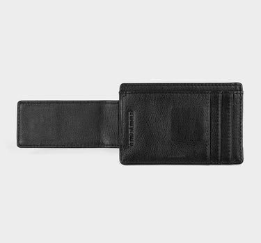 Tarjetero de cuero para hombre classy clip