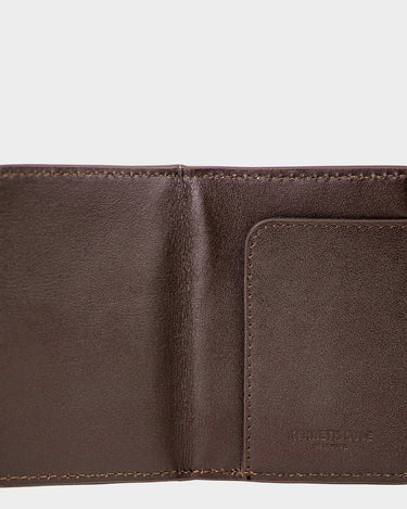 Tarjetero de cuero para hombre