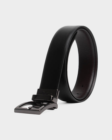 Correa de cuero reversible para hombre