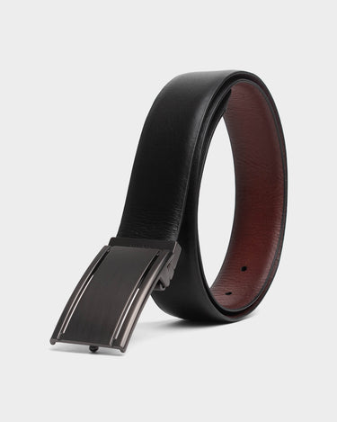 Correa de cuero reversible para hombre