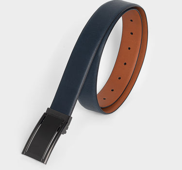 Correa de cuero reversible para hombre