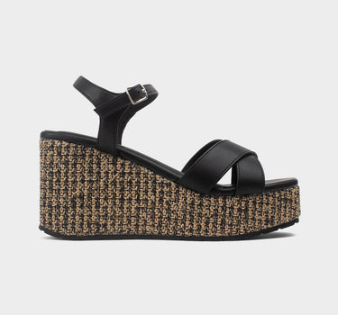 Plataformas para mujer card ankle strap wedge