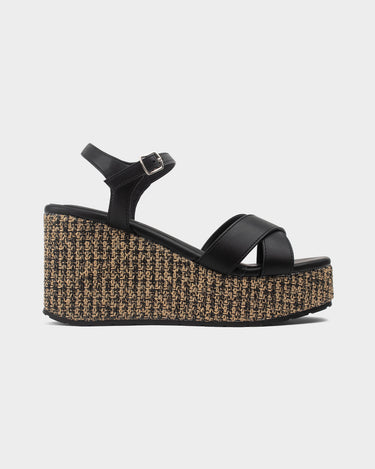 Plataformas para mujer card ankle strap wedge