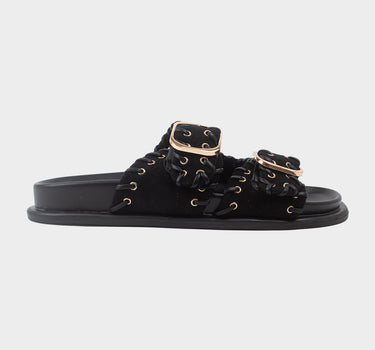 Sandalias para mujer hatcher buckle slide