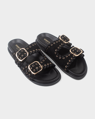 Sandalias para mujer hatcher buckle slide