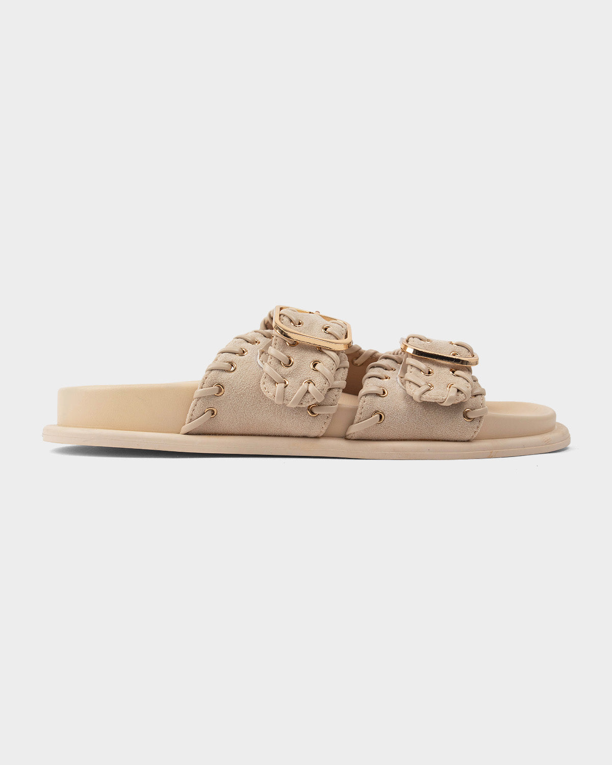 Sandalias para mujer hatcher buckle slide