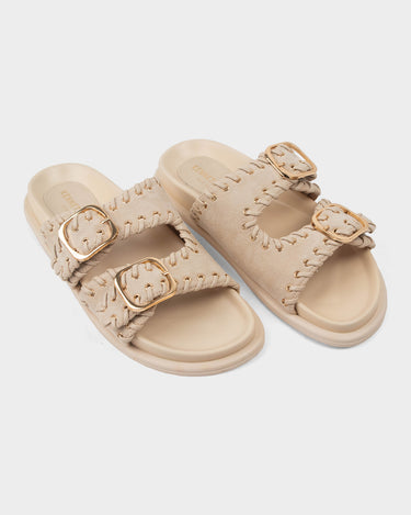 Sandalias para mujer hatcher buckle slide