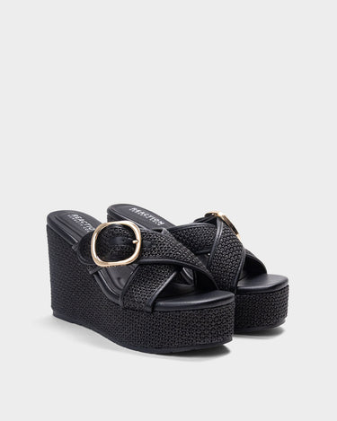 Plataformas para mujer naomi 2 strap wedge